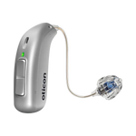 Oticon Real 1 miniRITE R - Silver Grey image